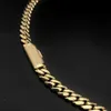 Fabriksanpassad ny anländer 22 tum 10mm Real S925 Silver 10K 14K 18K Gold Miami Cuban Link Chain Necklace For Women Men