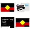 Banner Flags Australian Aboriginal Flag 3Ft X 5Ft Polyester Flying 150X 90Cm Custom Outdoor Drop Delivery Home Garden Festive Party S Dhfck