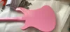 Klassisk 4-sträng 4003 Pink Electric Bass Guitar 20 Frets Chrome Hardware in Stork