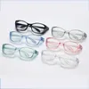 Sonnenbrillenrahmen Transparente blaue Lichtbrille Frauen Männer Sommer Frühling Anti-Pollen-Brille UV400-Schutz Klarer Rahmen Seitenschild