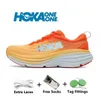 292023 Hoka ONE Bondi 8 Clifton Повседневная обувь Hokas Black White Shock Бег Пеший туризм ShoAbsorbing Road Carbon x2 Мужчины Женщины Кроссовки для бега Кроссовки для скалолазания и бега