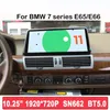 10.25 '' Android 11 SN662 Bluetooth 5.0 auto multimedia-speler radio voor BMW 7-serie E65/E66 2005-2009 CarPlay 4G LTE