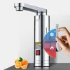 Heaters 3000W Kitchen Instant Heating Faucet Electric Hot Water Heater Tap Bathroom Faucet Luxurious 3 Seconds Fast Heating Pump 220V