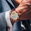 Wristwatches Glen Men's Watch Automatic Mechanical Genuine Tourbillon Hollow Out Student Waterproof Luminous Fashion TrWristwatches