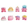 Anime Manga 48 Stück Anime Spiele Kirby Actionfiguren Spielzeug Rosa Cartoon Kawaii Kirby PVC Niedliche Figur Aktionsspielzeug Weihnachtsgeschenk für Kinder 230515