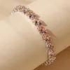 Charm Armband Österrike Crystal Fashion Bangles Bling Rhinestone Magnetiska armbandspärlor Mesh smycken 145772