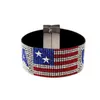 Bracelets porte-bonheur 2021 mode USA drapeau Hip Hop bracelet bracelet manchette bracelets bijoux livraison directe Dhj8W