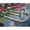 free air ship to door! 12x6x2m outdoor inflatable go kart air track oxford inflatable race track for sale