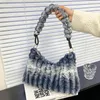 Abendtaschen 2023 Koreanische Frauen Plüsch Stoff Achsel Umhängetasche Winter Weibliche Lämmer Wolle Flauschige Fell Schulter Designer Handtaschen