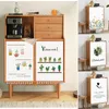 Gordijn Nordic Ins Half-CurtaTain stofdicht voor keuken boekenkast kast home decor geschilderde Japanse hangende omslag