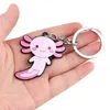 Schlüsselanhänger Axolotl Cute Stuff Anhänger Autoschlüssel Kette für Rucksack Schlüsselbund Schlüsselanhänger Halter Modeschmuck Accessoires Geschenke