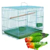 Bird Cages s Parakeet Parrot Bird Cage Pet Draad rechthoekige kleine kooi voor kleine vogels en Canarische Rekord uitgeruste feeders 230516