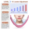 Ansiktsvårdsanordningar Lyft Massager Double Chin Slimmer Vibration Lift Up Belt V Shape Drawning Reducer Red Blue LED Pon Therapy 230515