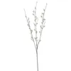 装飾的な花33 INCT人工猫の枝の枝の長い茎の背の高い花瓶の偽の茎ホームキッチンDIY装飾