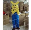 Halloween Yellow Pig Mascot Costume customize Cartoon Anime theme character Xmas Outdoor Party Outfit Unisex Party Dress suits