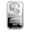 Toyfunny Decoration Bars 1 oz Northwest Territorial Mint Silver Bar .999 Collection Art