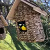 Bird Cages Backyard Expressions 2 Pack of Songbird House Natural Bird Huts Outdoor Grass Woven Birt Set of 2 Bird Cage 230516