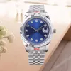 Relojes de lujo comercio reloj para hombre relojes caja aaa calidad 36 mm 41 mm tomatic Mecánico Luminoso montre Zafiro Azul Rosa Reloj de pulsera impermeable múltiple