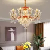 Chandeliers Pendant Lights LED Italian Luxury Crystal Lamp High-end El Project Large Creative Bedroom Restaurant Lighting Chandelier