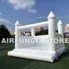 10/13/15ft new design white bounce house inflatable for party rental bouncy castle white with blower shipping