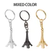 1pcs/팩 레트로 미니 파리 에펠 타워 모델 키 체인 키로 링 금속 반지 선물 소녀 키 가방 장식 저렴한 선물 2019
