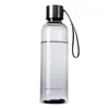 Water Bottle 500ml Sports Bottles Fruit Juice Tea Milk Cups Portable Camping Cycling Plastic Clear