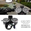 Ny Easy Install Motorcykelmodifierad tillbehör Hastighetsmätare Optometer varvmätare för Suzuki GN125 LED Display Motorcykelmätare