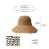 Wide Brim Hats Bucket Summer Fashion Women Straw Lady Sun Visor Cap Panama Style Strawhat Beach Femme Shade 230515