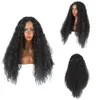Super wysokiej jakości nieprzetworzone ludzkie włosy koronkowe przednią perukę kręconą brazylijską perukę włosów czarne włosy Szybka wysyłka
