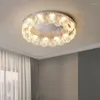 Chandeliers Modern Simple Led Chandelier Atmospheric Light Luxury Living Dining Room Bedroom Crystal Ceiling Lamp Home Indoor Lighting Lamps