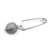 Topkwaliteit thee -infuser roestvrijstalen bol mesh thee strainer koffie kruid kruid kruidfilter diffuser diffuser handle thee ball