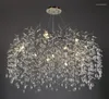 Żyrandole francuskie luksusowy salon żyrandol el gałąź kryształ LED LED LED Villa Creative Design Light