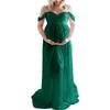 Zwangerschapsjurken sexy zwangerschapsjurken voor po shoot pography rekwisieten vrouwen zwangerschapskleding kanten lange strapless jurk 230516