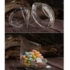 Presentförpackning 12st Clear Plastic Packing Box Diamond Shape Transparent Candy Boxes For