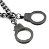 Keychains Metal Handcuffs Clasp Anti-lost Keychain Pants Trouser Chain