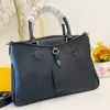 Fashion Designer Bag Womens Leather Embossed Tote bag #46488 Large Capacity Portable Shoulder Bag Classic Vintage Crossbody Bag
