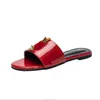 Marchio di moda sandali wonen taglia grande 36-42 infradito sandali rossi suola in gomma con cinturino in tela Pantofole da donna 5 colori Y67