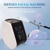 Wholesale Jet Peel Face Skin Care Oxygen Therapy Mask Dome O2toDerm Oxgen spray Jet Peel Oxigen o2 derm Spa Ultrasonic Jet Oxygen Dome led light Facial Machine