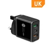 New PD45W Quick charge mobile phone charger 5V4A Euro-American regulation PD+2USB multi-port adapter charging head