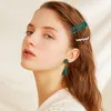 Boucles D'oreilles De Mode Perle Pinces À Cheveux Barrettes Chapeaux Et Gland Boucle D'oreille Pour Les Femmes À La Mode Acrylique Coiffure Doux Filles Accessoires