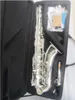 Silver Tenor Sax 875EX högkvalitativt musikinstrument B-platt professionell saxofon med fall