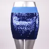 Jupes jupe à paillettes femmes mode taille haute a-ligne Mini élégant maigre Sexy brillant fête hanche jupe pour l'été 230516