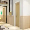 Adesivi murali 3D Wood Living Schiuma impermeabile Camera da letto Camera da letto Carta da parati adesiva fai-da-te Decalcomanie per la casa