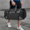 Duffel Bags Sports Men Gym voor fitnesstraining Outdoor Travel Sporttas Multifunctioneel droge natte scheiding