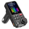 Neues Auto 1,8 Zoll kabelloser Bluetooth-FM-Transmitter, unterstützt QC3.0-Aufladung, Höhen- und Bass-Sound, Musik-Player, Auto-Schnellladung