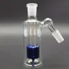 45 ° Azul de 14 mm Catcher de cinzas de 45 graus Pyrex grosso de água de vidro para fumar narguilé