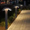 Thrisdar 60 cm Außen PIR Bewegungsmelder Weg Rasen Licht Aluminium Säule Lampen Villa Landschaft Poller Säule