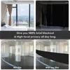 Window Stickers Black Opaque Darking Privacy Solar Film 200cm Kitchchen Tinting Self Adhesive