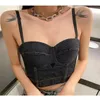 Kvinna underkläder denim desiger Bras Yoga Vest Cowboy Summer Swimwears Beach Underwears Sexig Lady Slim Tank