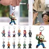 Halloween Keychain Horror Movies Movies Descary Figured Fignant Hanging Key Chain Backpack Acrylic Key Ring Decoration